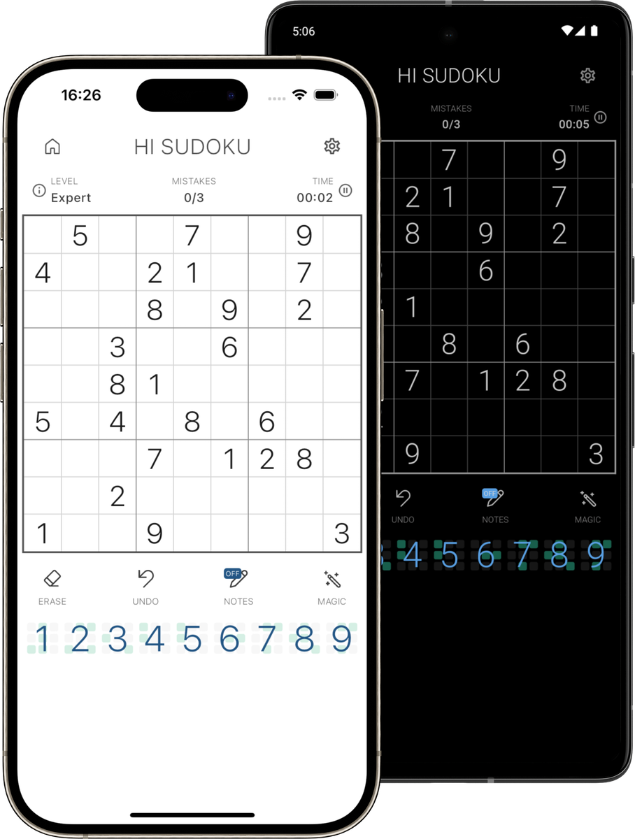 Screenshot of Hi Sudoku App